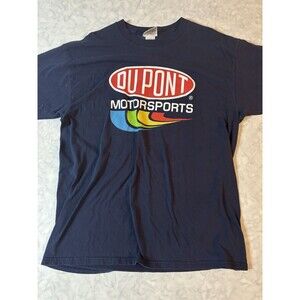 Vintage 2002 Jeff Gordon 24 DuPont Motorsports T Shirt Navy XL Winner's Circle